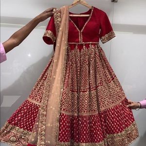 Red Wedding lehenga!